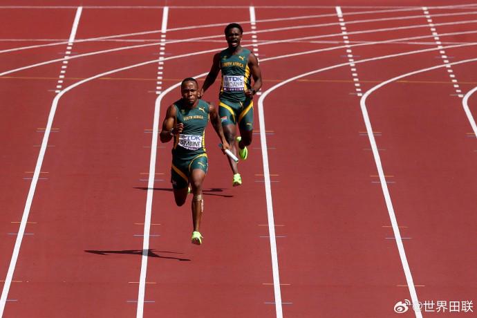 联接力赛冠, 率先冲线